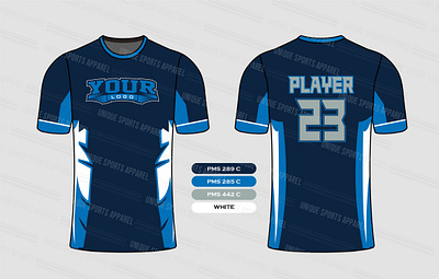 Feathers Side insert Sports Jersey Mockup casual fashion illustration jersey layout mockup number pattern player shirt soccer sport style team template textile texture uniform vector wear