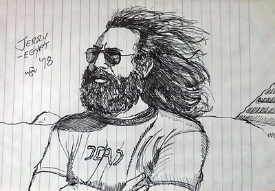 Jerry Garcia, Egypt '78 illustration