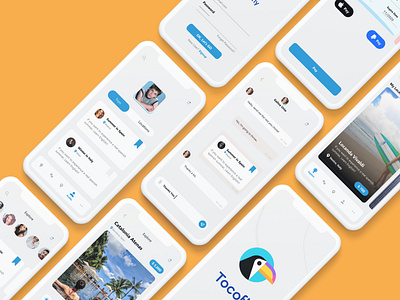 Travel App UI Design - 03 adobe xd app design blue chat concept design figma flat flat design ios logo minimal product design sketch travel app ui ui design user interface ux xd