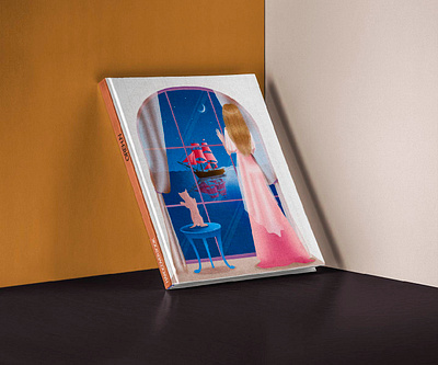 Обложка книги "Алые паруса" adobe illustrator adobe photoshop искусство illustration алые паруса дизайн книги книга обложка