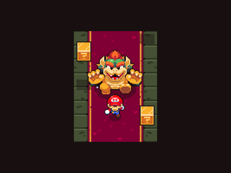 Run, Mario - RUN! animation gaming gif illustration pixel pixel art