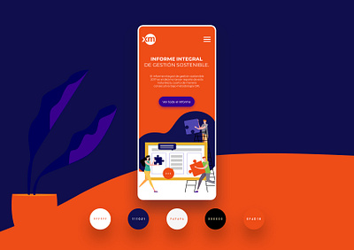 Landing XM colors flatdesign landing landing page uidesign webdesign