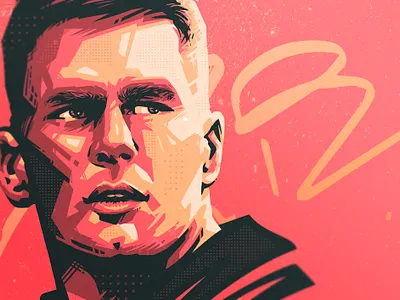 Tom Brady 🏈 art branding dlanid football identity illustration nfl sport sports tom brady