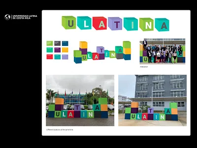 Universidad Latina de Costa Rica activation branding btl customer design pop socialmedia vector viral