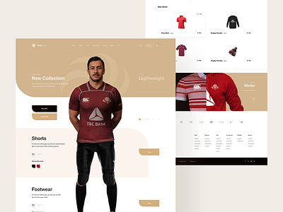 Rugby Store (Concept) e commerce e commerce template ecommerce georgian rugby ndro rugby rugby store sandro tavartkiladze shop shopping cart sport sports commerce sportsman tavdro