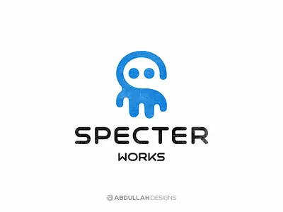 Specter Works abdullah designs branding contemporary dribbble ghost illustration instagram logo design logodesign logomark logotype minimal specter