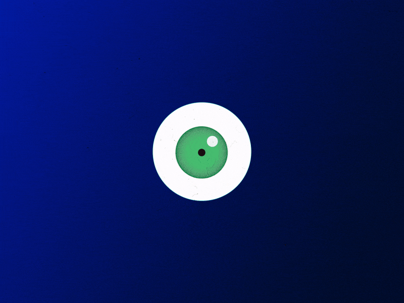 O 36daysoftype animated gif art eye fingers hole illustration motion design type typeface vector