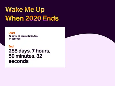 Daily UI Day #014: Countdown Timer Year End Counter dailyui layout simple web
