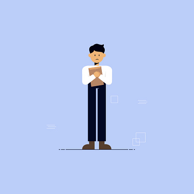 Need Job / Job Applicant design flat illustration vector