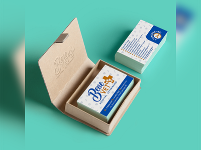 Business Card Benevet branding business business card design logo mockup veterinary