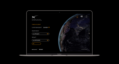 Earth-to-Earth Transport UI app black clean colour dark theme design future inspiring space spaceship spacex spacex design ui user interface