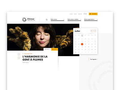 Chiroux — Webdesign UX/UI cultural cultures design event ui ux ux design webdesign