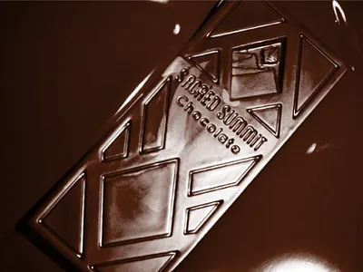 Sacred Summit Chocolate Mold Design chocolate chocolate bar craft design mold package design packaging product design sacred summit