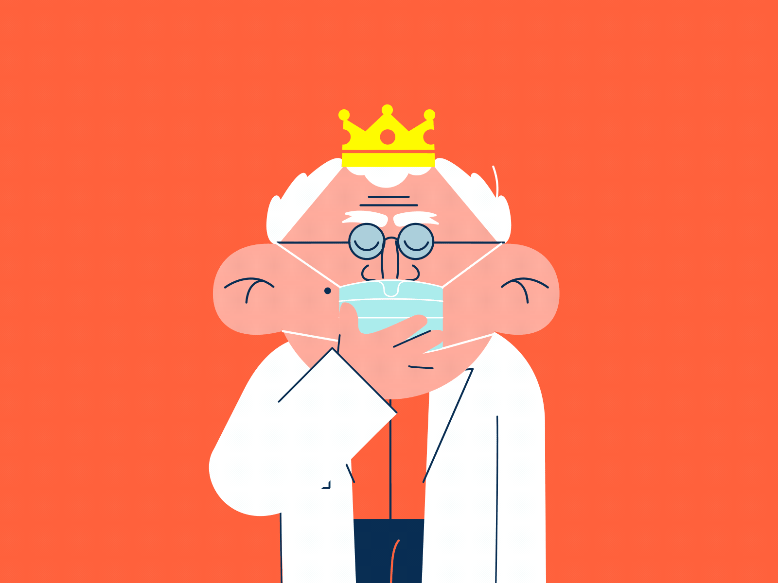 Dr. Corona Tip #3 2d animation animation character coronatips coronavirus covid19 design doctor illustration mask medical motion design staysafe