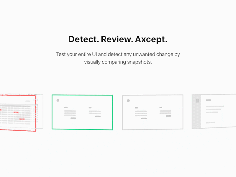 Axcept Explainer animated carousel javascript react