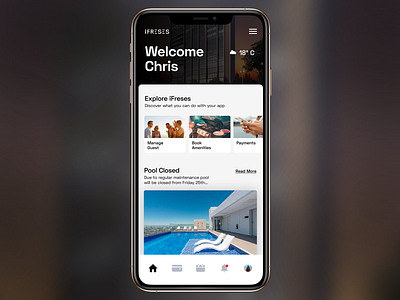 Condo Management App app design ui user experience user interface design ux web
