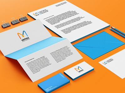 Vemex Stationery branding design idenity illustrator logo photoshop prototype stationery visual identity