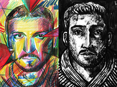 Portrait Sketches art artist design designer drawing gouache illustration illustrator painting pen and ink pen art pencil art pencil drawing pencil sketch photoshop photoshop art portrait art portrait illustration portrait painting watercolour