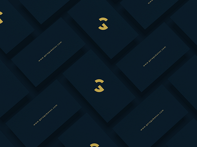 gubanov business card logo визитка иллюстрация типография