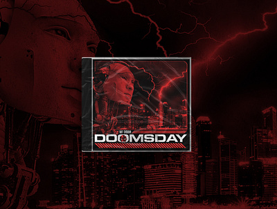 Doomsday - MF DOOM - Cover design acid album art album artwork album cover colourful cover cover art cover artwork cover design design duotone liquid mf doom rap trippy