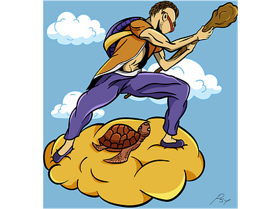 Young master Roshi art dragon ball z icon illustration illustration art illustrator photoshop photoshop art