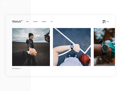 Watch retailer · Web design concept design ecommerce minimalist modern retailer shop simple smart watch store ui ui design ux ux design watch web web design website