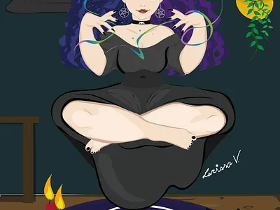 bruxa illustration