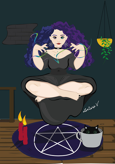 bruxa illustration