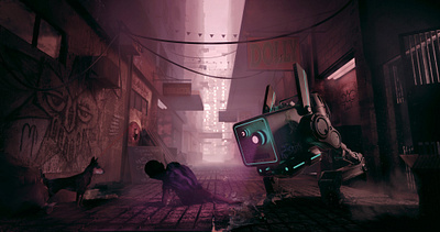 Brasil 2047 - Part VIII animated animation art blender blender3d cyberpunk digital illustration mech robot robots