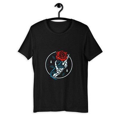 Holding Flowers T-Shirt art direction branding fashion flower flowers graphic logo tshirt tshirt design