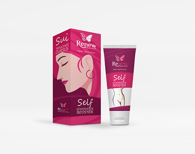 Cosmetic Box & Tube Design branding design illustration packaging