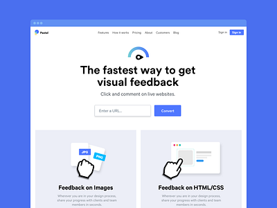 Pastel Speedometer ui ux web design