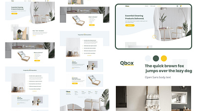 Qbox adobexd ui ui design ux ux design uxdesign web design
