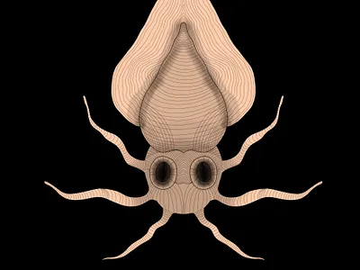 Sketch for [DAY30] artwork creepy drawing drawings horror horror art monster pattern scary sketch squid