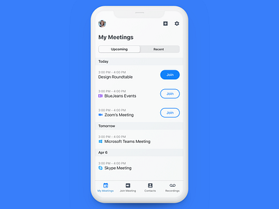 Meeting Scheduler app design product design redesign ui ui ux ux video conference