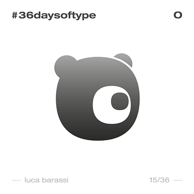 O | #36daysoftype 36days 36days o 36daysoftype 36daysoftype07 adobe illustrator bear bear logo branding daysoftype logo logo concept logo design logo design concept logo idea logo inspiration orso