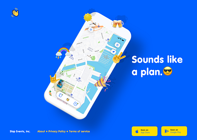 Sounds Like A plan - android camera chat emojis events geo ios location maps mobile new social startup ui