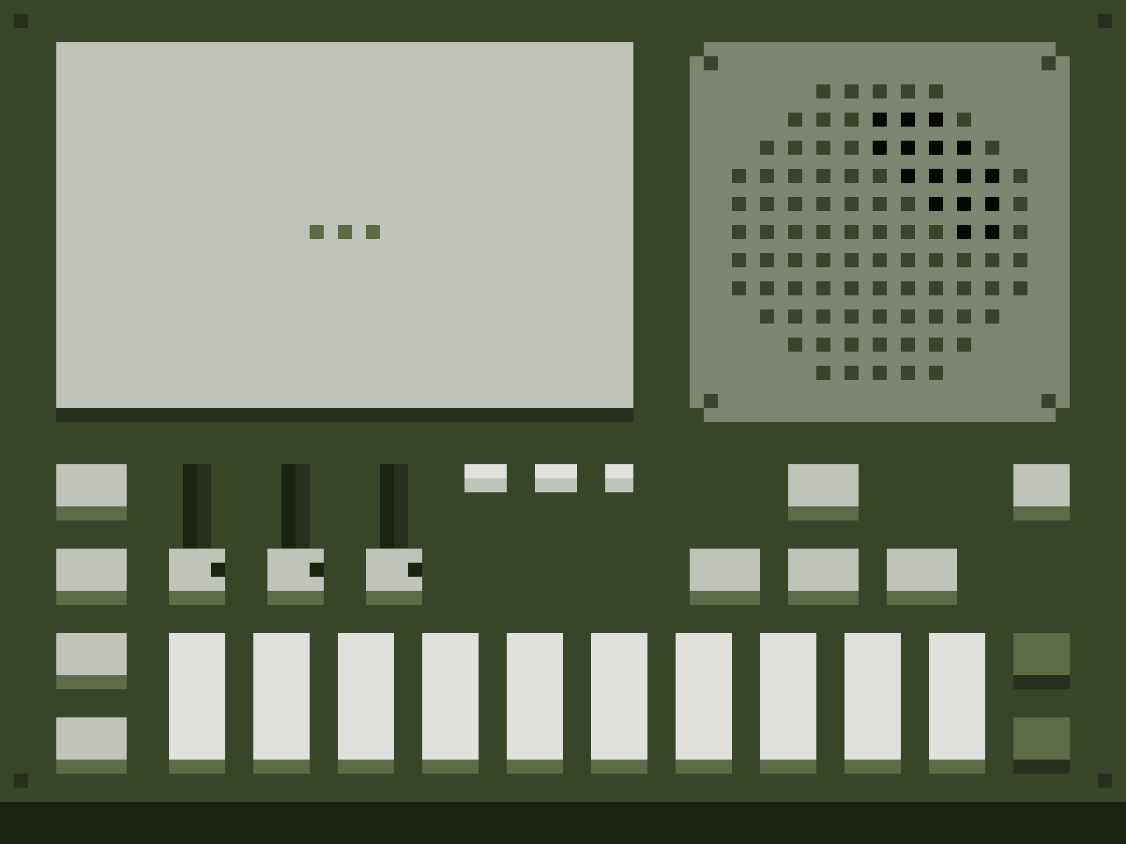 Pixel Synth gif illustration pixel retro synthesizer