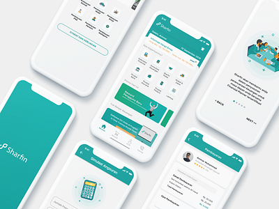 Fintech - Syariah Finance bussines design finance finance app finance business finances financial financial app fintech fintech app illustration learning app learning platform mobile app mobile design mobile ui ui uidesign uxdesign