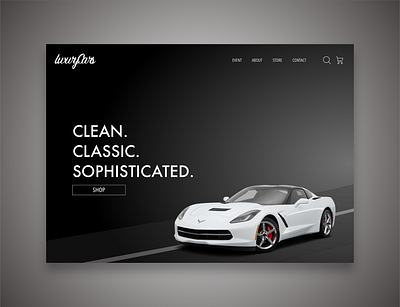 Landing Page / Daily UI 03 app clean clean ui daily 100 challenge daily ui dailyui design design challenge designer landing page design landingpage minimal typography ui design uiux