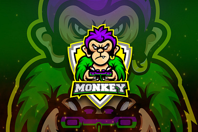 MONKEY animation awesome design export illustration logo logogame vector