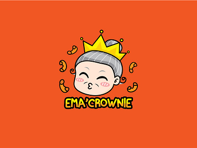 "Ema Crownie" Logo adobe adobe illustrator crown crown logo illustraion logo vector