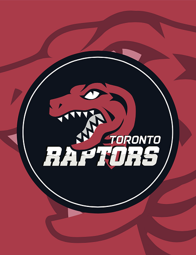 Toronto Raptors art branding design illustration typography