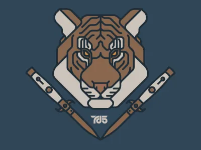 Bad Tiger branding design graphicdesign graphics illustration logo t shirtdesign vector