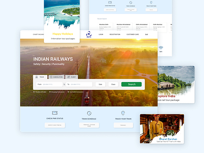 irctc design illustraion ui