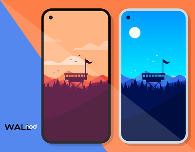 WallRod Update android android app app beautiful brand design developer dribbble dribbble best shot flat graphic design graphic art graphicdesign illustration iphone landscapes minimal wallpaper design wallpapers