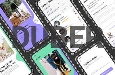 DUBER app color create design ideating interface personas research style typography ui userflow ux visualdesign wireframing