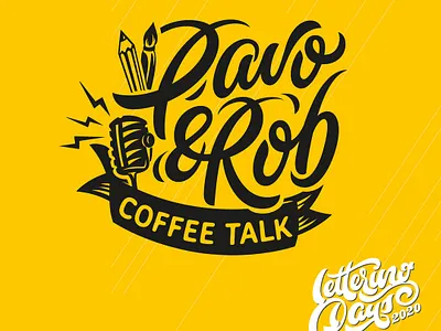 Coffee Talk & Lettering Days flourishes lettering script