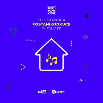 Podmornica #OstaniKodKuce Plejliste music music selection ostanikodkuce playlist stayhome youtube