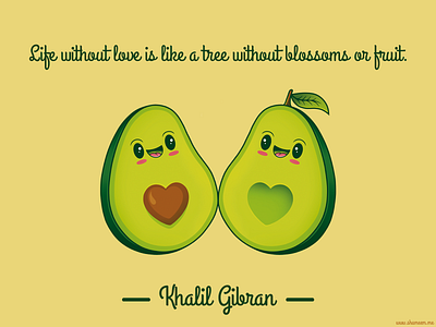 Avocados : Character Design branding design flat illustration illustrator logo quote typography ui ux vector